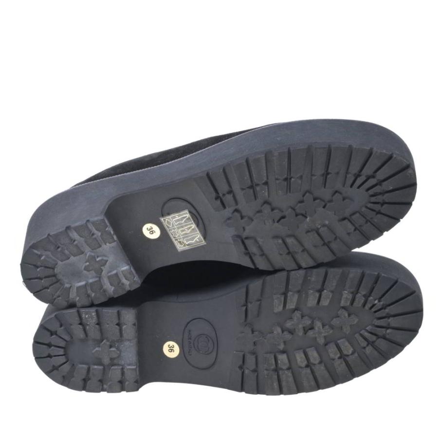 CHANEL Embroidered CC Logo Suede Mule Sandals 36