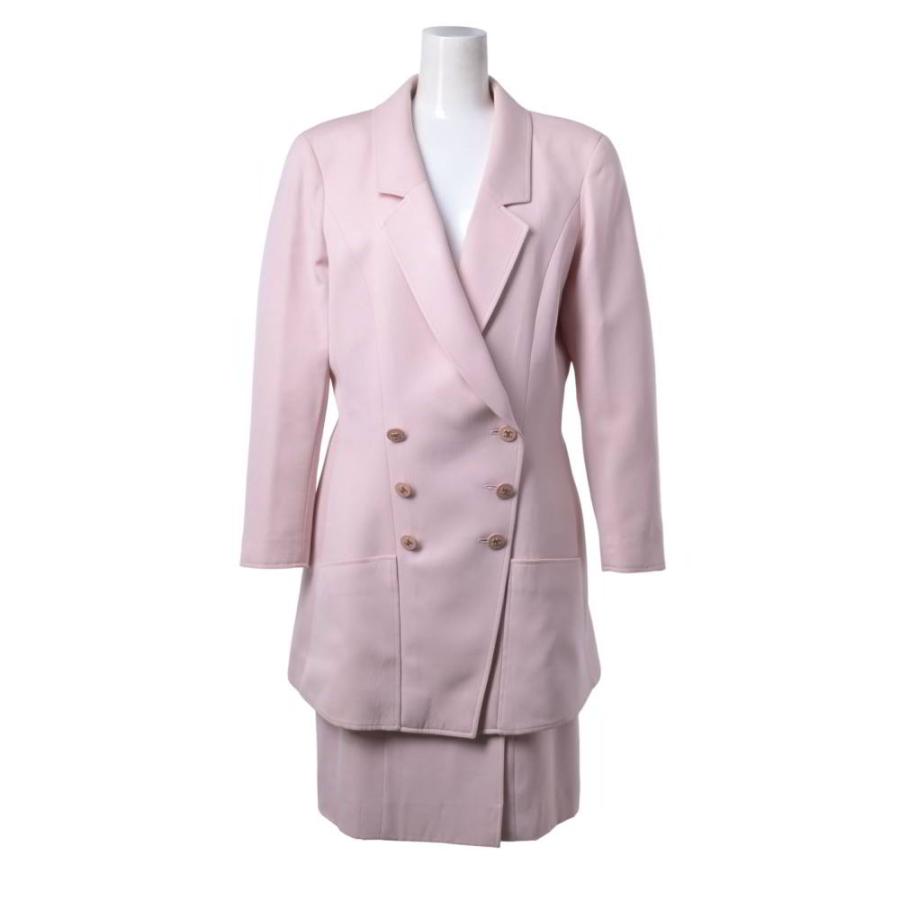 CHANEL 97P P07495V05526 Vintage Wool Jacket & Skirt Set with 18 CC Logo Buttons
