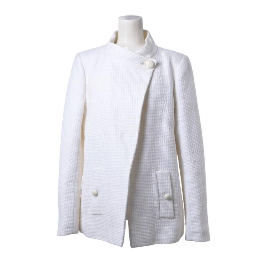 CHANEL P51037V38048 Cotton-Blend Tweed Stand-Collar Jacket