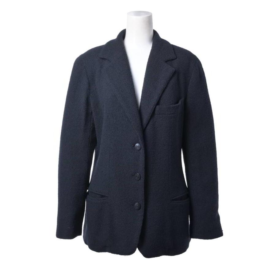 CHANEL 98P P10933V06493 Vintage Tweed Jacket with 5 CC Logo Buttons