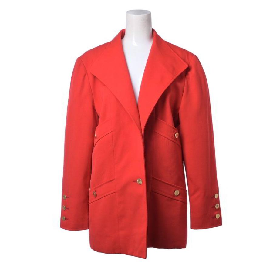 CHANEL Vintage CC Button Wool Tailored Jacket