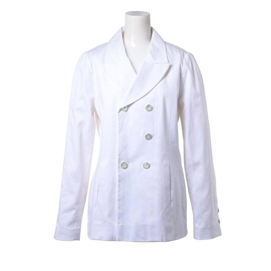 CHANEL 98P P10334V06361 Double-Breasted Tailored Jacket with Pearl Buttons