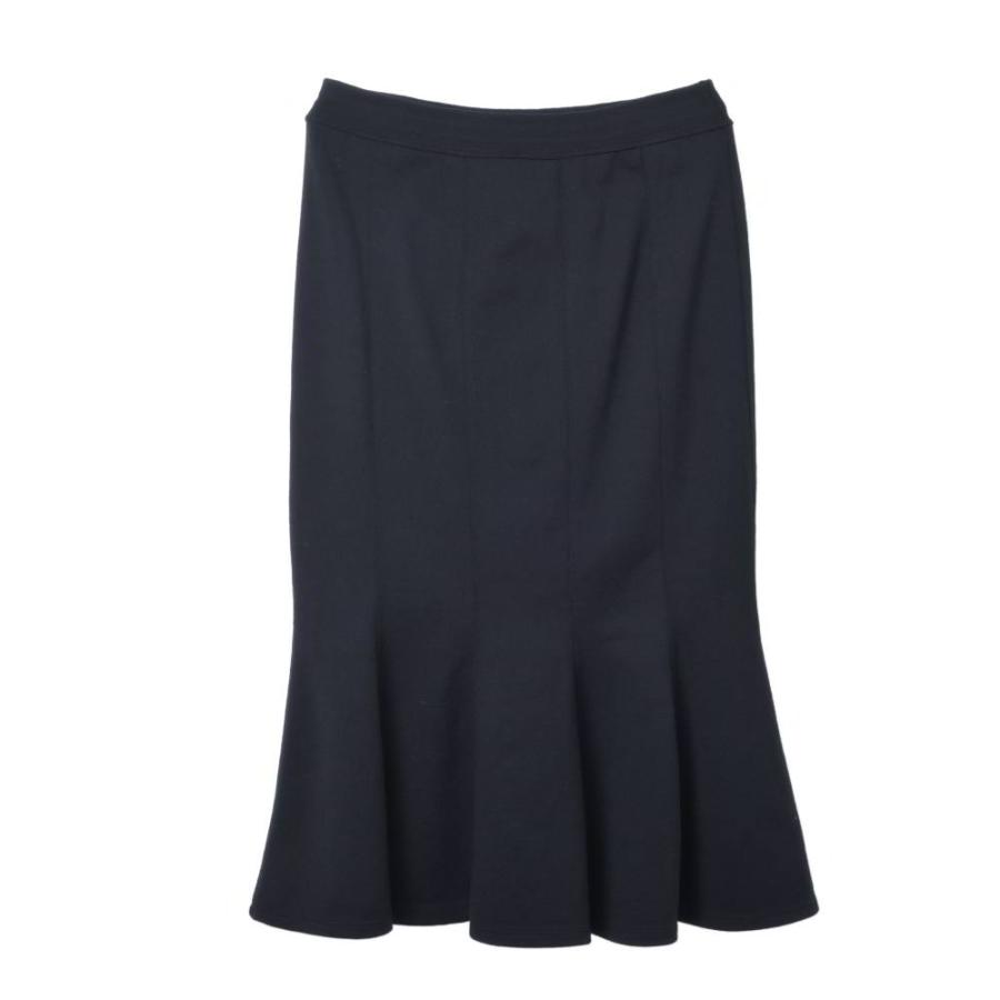 CHANEL 93A P02434 Wool Knit Flared Skirt