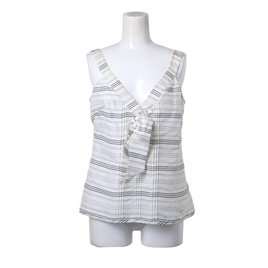 CHANEL 06C P27875V17660 Striped Camisole Top