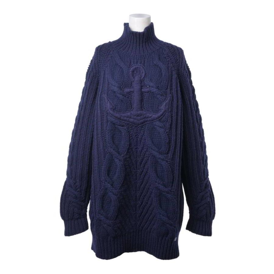 CHANEL P59200K07765 Cashmere Wool Cable-Knit High-Neck Oversized Sweater