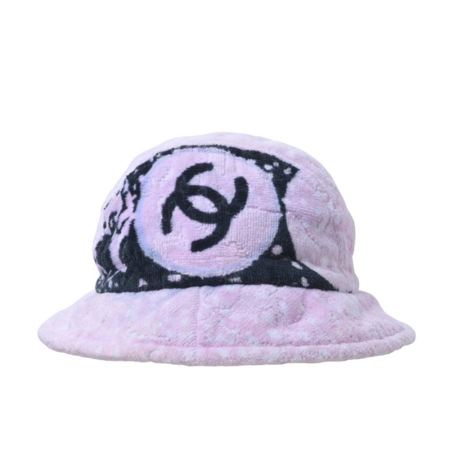CHANEL 05S Coco Mark Terry Cotton Bucket Hat