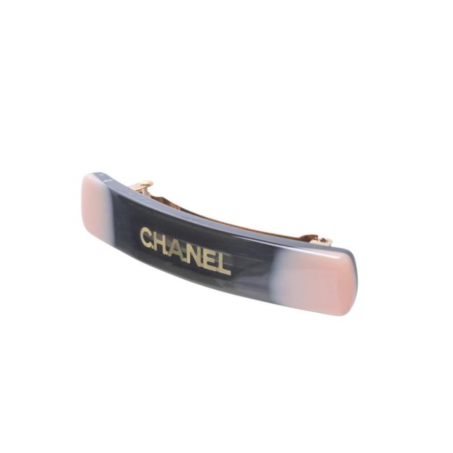 CHANEL 01A Vintage Logo Hair Barrette / Hair Clip