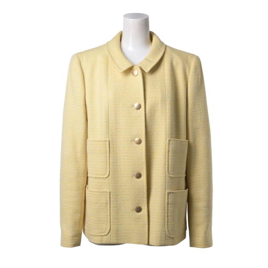 CHANEL 98P P10459V06386 Tweed Tailored Jacket with Coco Buttons