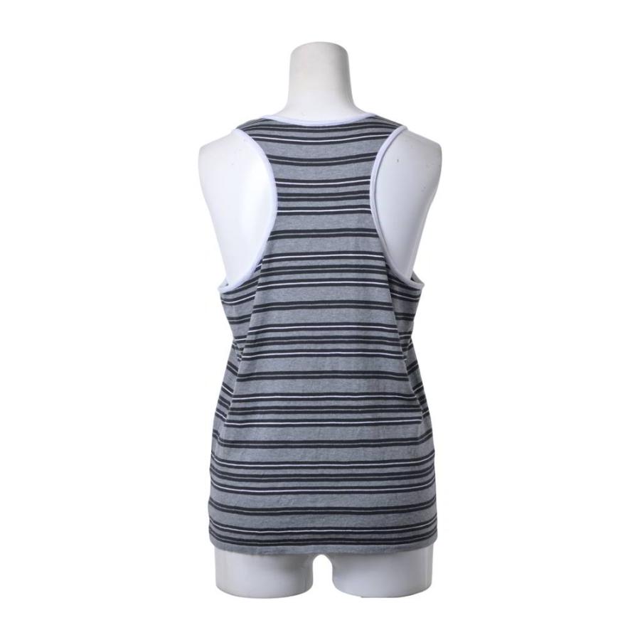 Excellent Condition CHANEL 07P P30883K00450 Coco Mark Embroidered Striped Tank Top