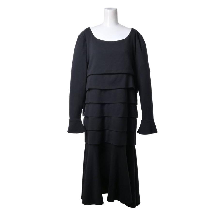 xcellent Condition CHANEL 01A P18099V10407 Tiered Ruffle Dress