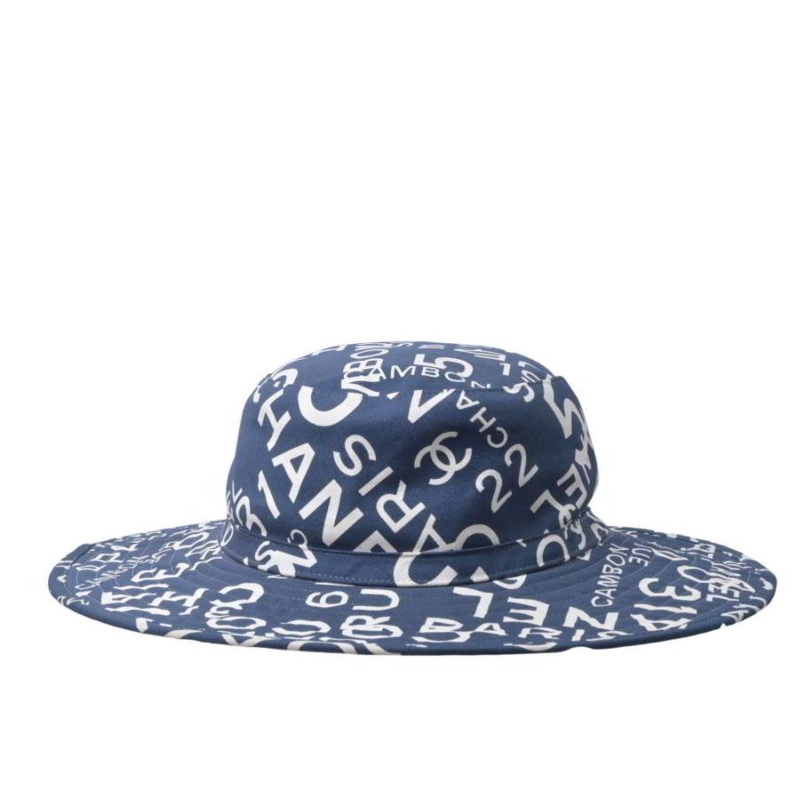 CHANEL 18172X Logo All-Over Print 31 Rue Cambon Bucket Hat