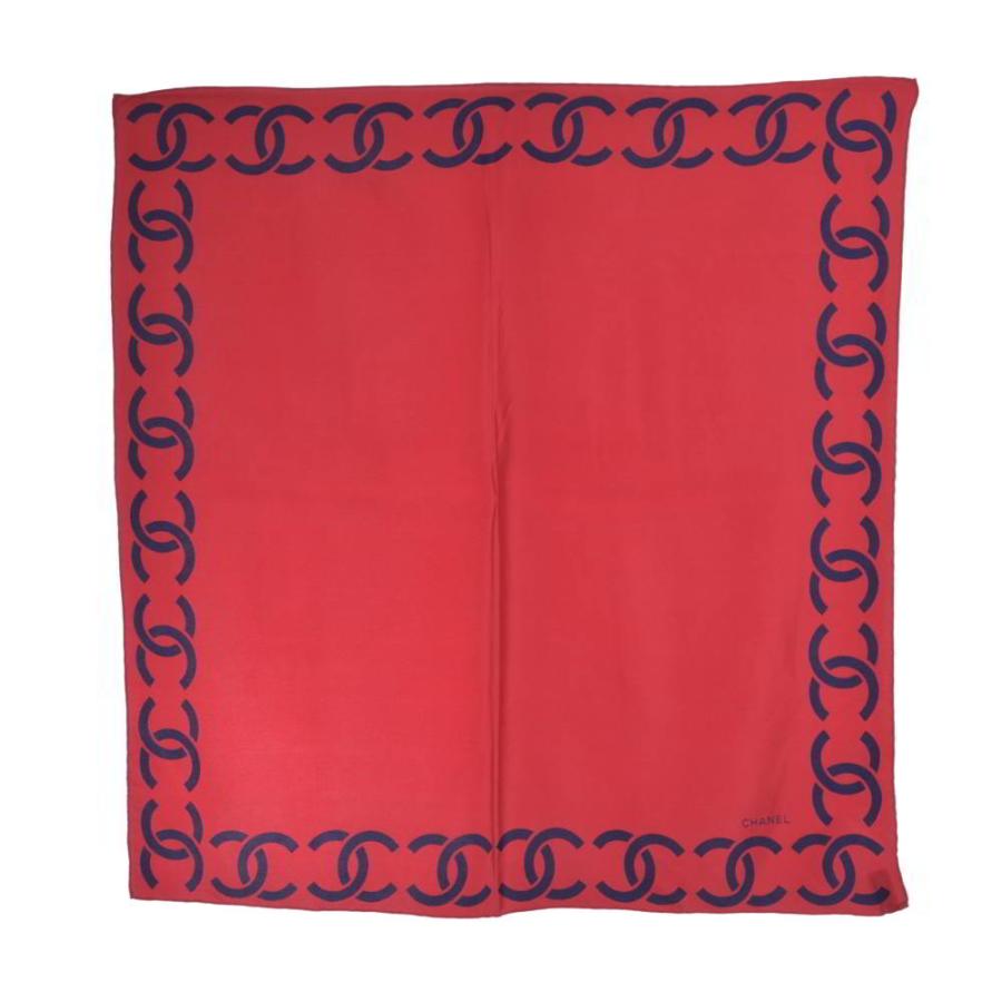CHANEL Coco Mark Logo Silk Scarf — Excellent Condition