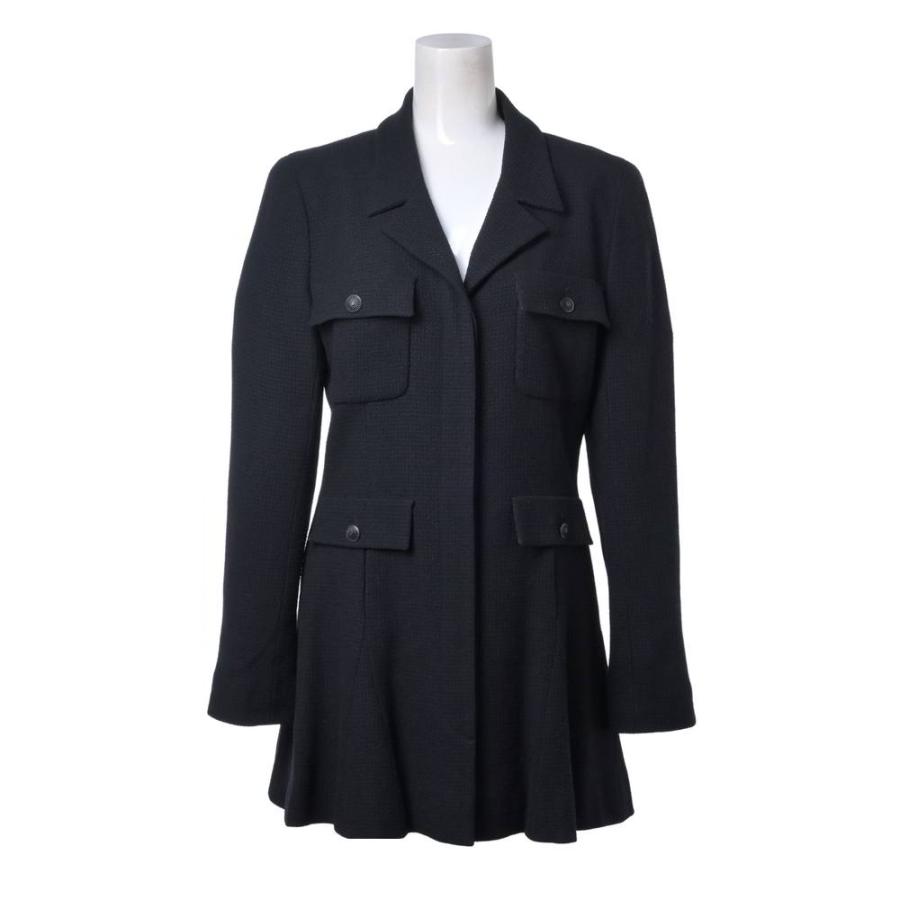 CHANEL 02P P19287V11211 Wool Jacket with Coco Mark Buttons — Excellent Condition