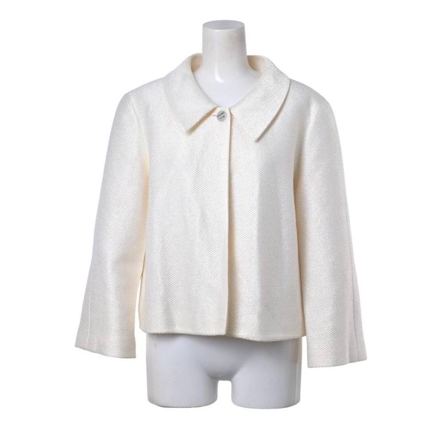CHANEL 00C P14484V08245 Waffle Piqué Cropped Jacket with Coco Mark Buttons