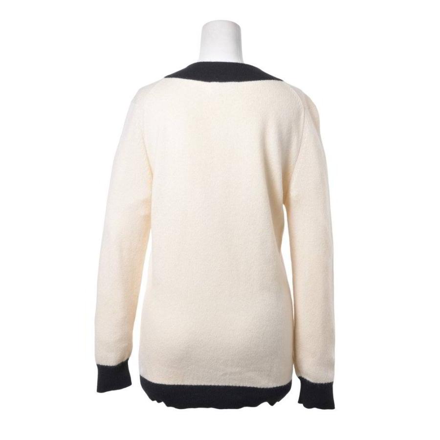 CHANEL 97C P08584V00332 Vintage Two-Tone Knit Dress with 3 Coco Mark Buttons — Excellent Condition